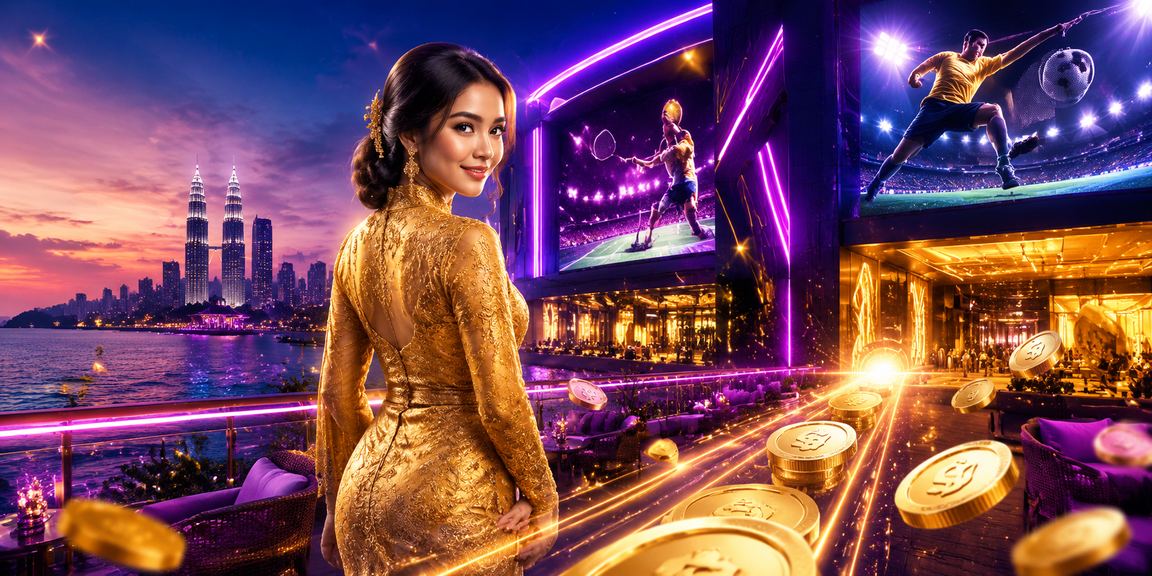 Pertaruhan bola sepak di Kuala Lumpur dengan rekaan kebaya tradisional